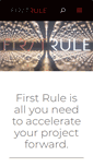 Mobile Screenshot of firstrule.com